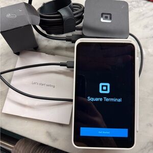 ONLY USED ONCE!!! Square Terminal Payment Device